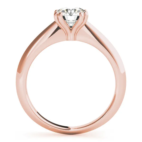 Ava Round Lab Grown Diamond Solitaire Engagement Ring IGI Certified
