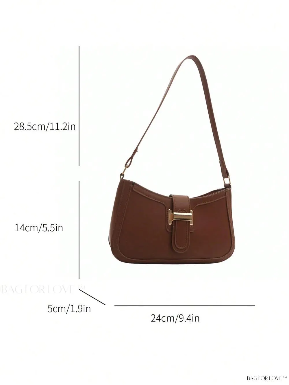 BagForLove - Elegant Crescent-Shaped Underarm Bag