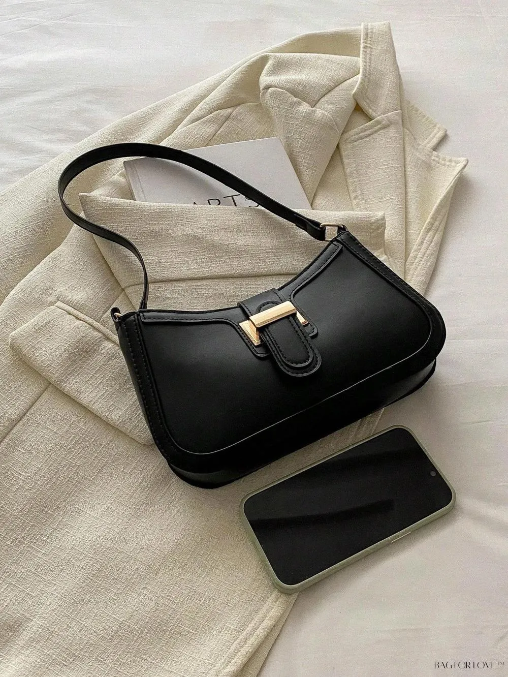 BagForLove - Elegant Crescent-Shaped Underarm Bag