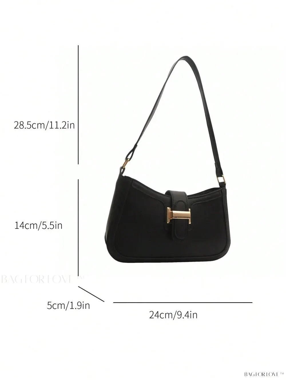 BagForLove - Elegant Crescent-Shaped Underarm Bag