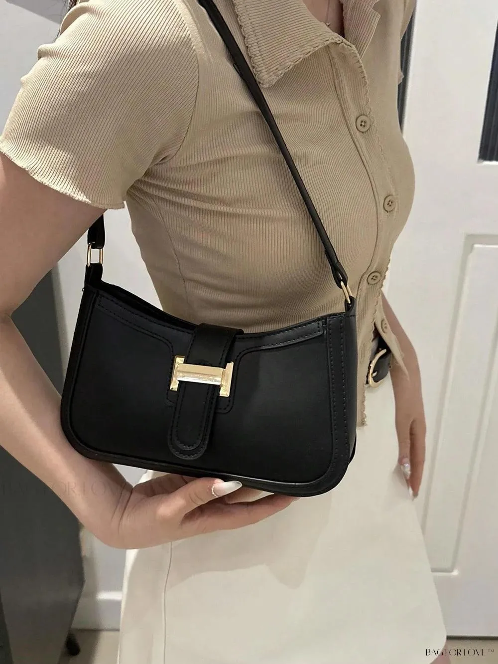 BagForLove - Elegant Crescent-Shaped Underarm Bag