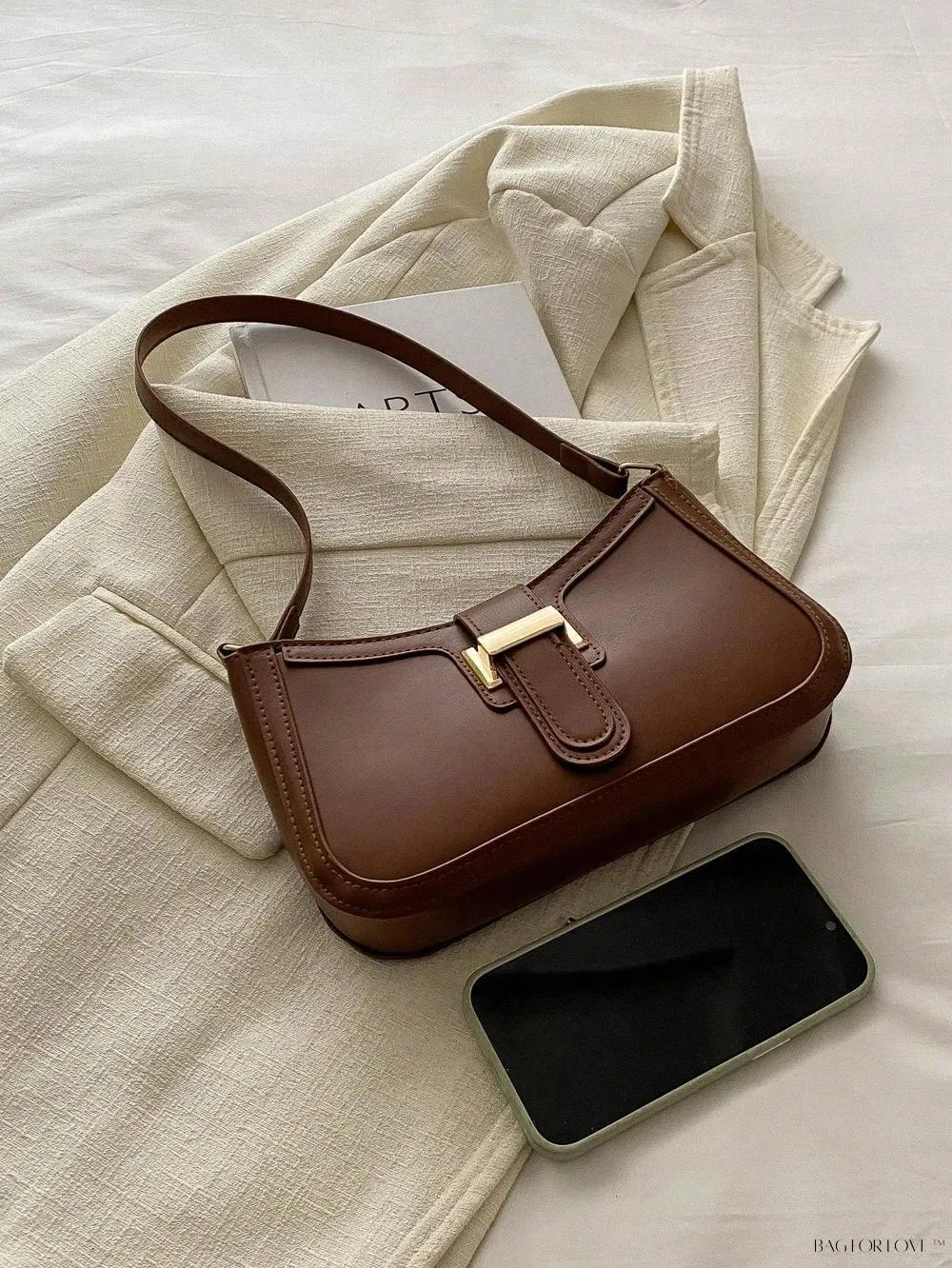 BagForLove - Elegant Crescent-Shaped Underarm Bag