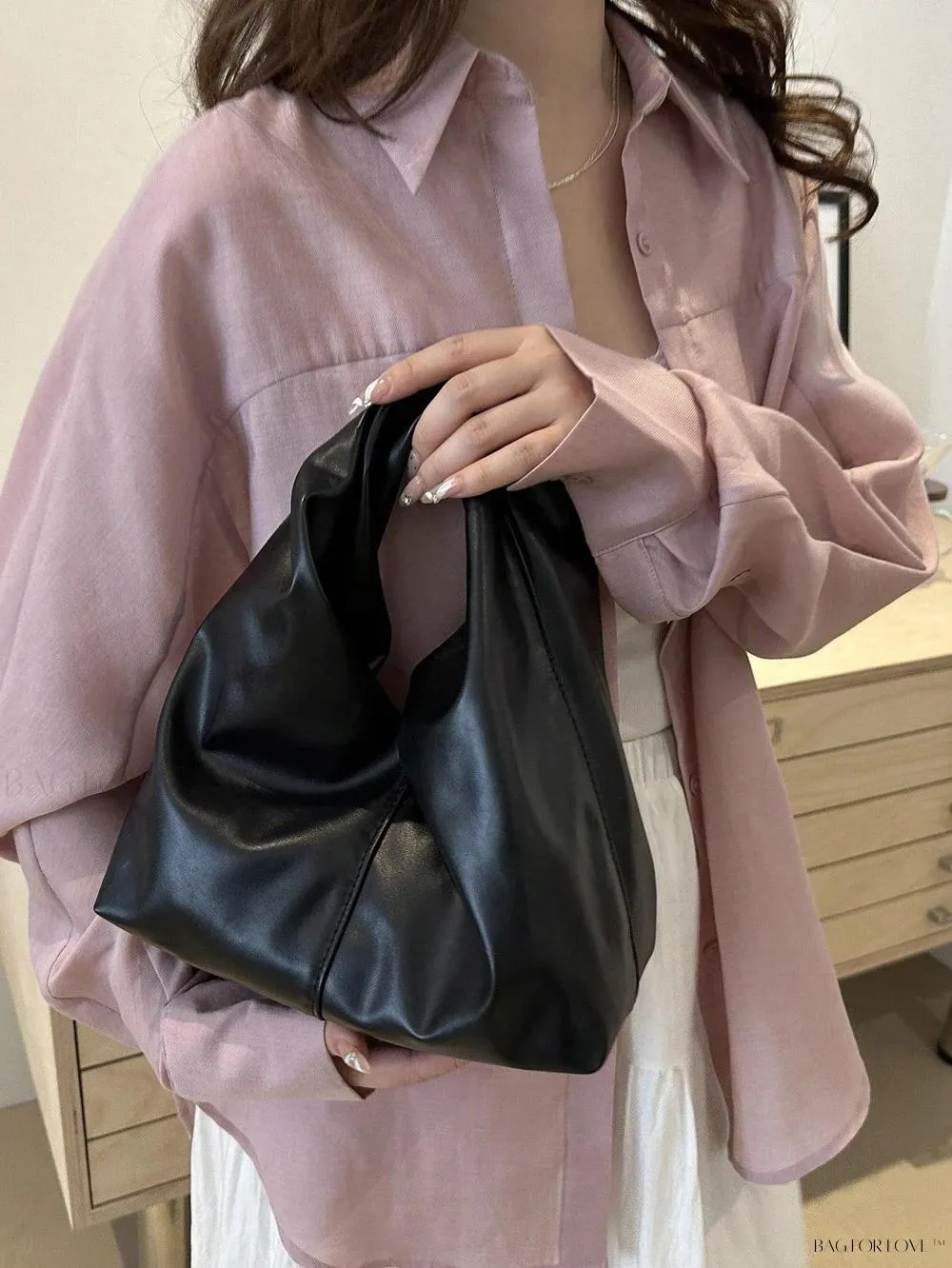 BagForLove - Versatile PU Handbag in Simple French Bread Style