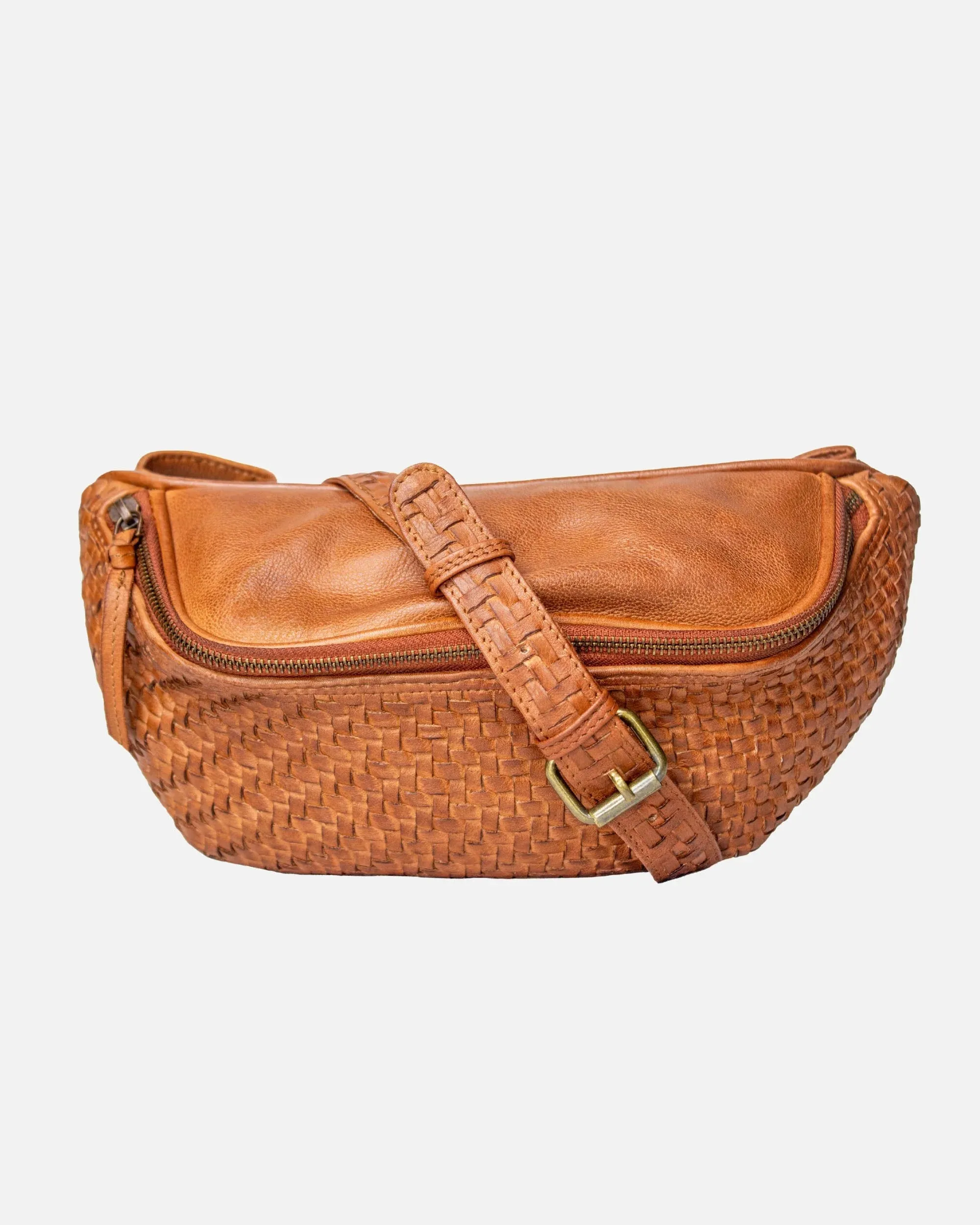 Barink | Hand-woven Leather Fanny Pack