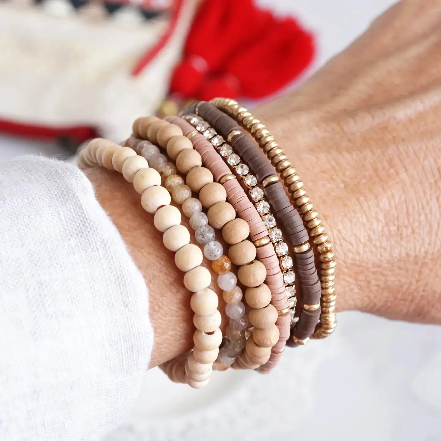 Beaded Stacked Bracelet