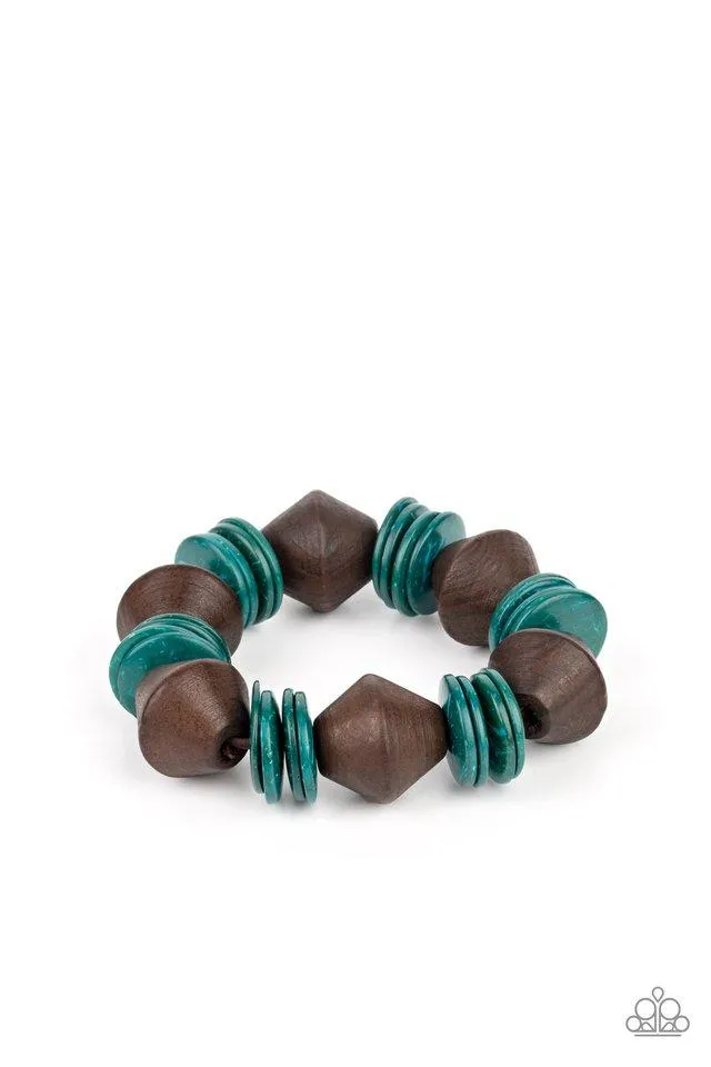 Bermuda Boardwalk - Green Bracelet
