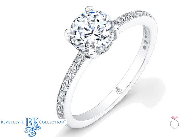Beverley K Diamond Engagement Ring Setting 0.25ct in 18K