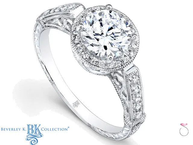 Beverley K Vintage Engagement Semi Mount Ring 0.21ct 18K