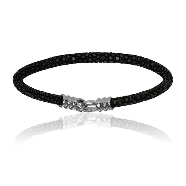 Black stingray bracelet (Unisex)