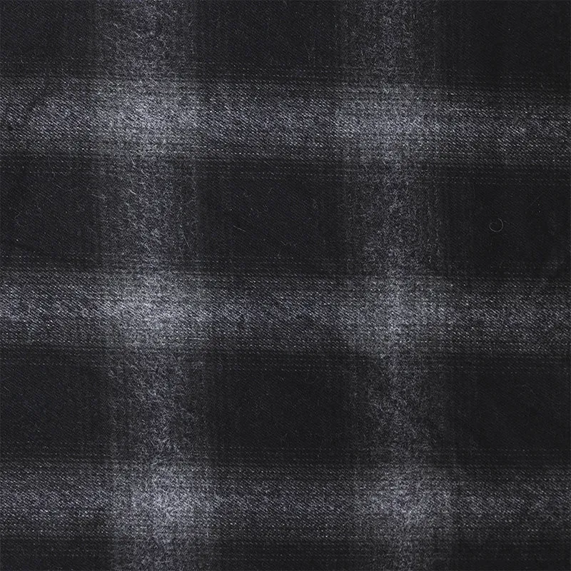 Black/Grey Flannel