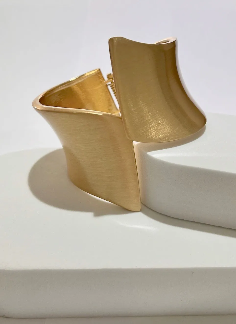 Both Ways Metal Gold Cuff Bracelet