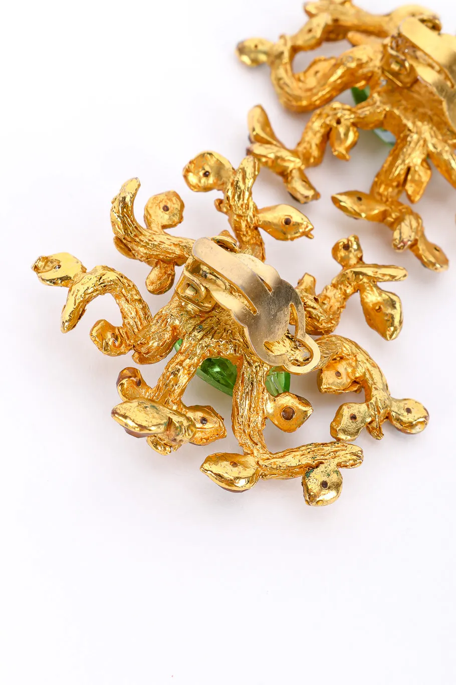 Branch Cluster Crystal Earrings