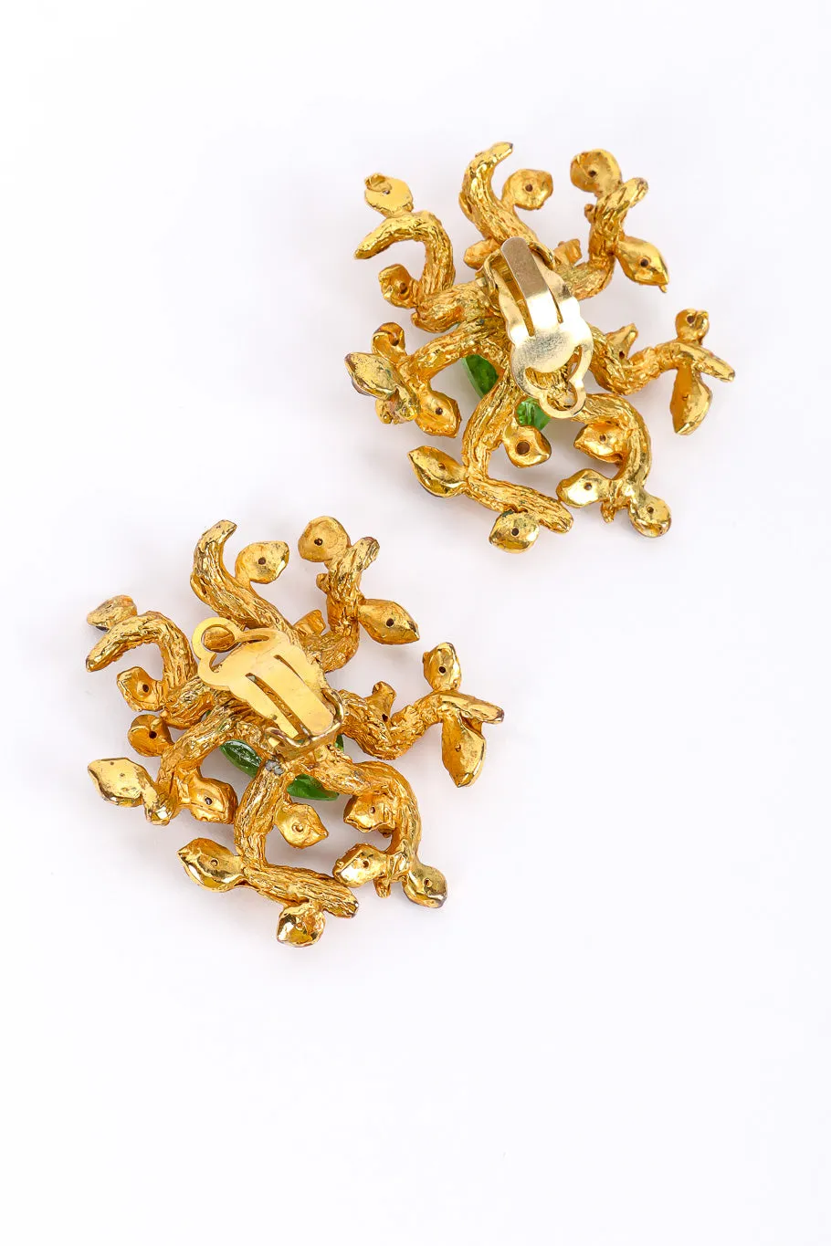Branch Cluster Crystal Earrings
