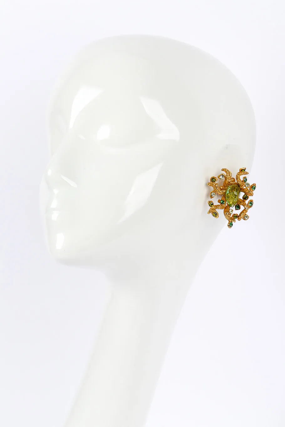 Branch Cluster Crystal Earrings