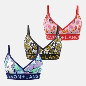 Bria Bralette - Multi-Packs - Femme/Cassette/Admirer