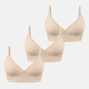 Bria Bralette - Multi-Packs - Skin Light