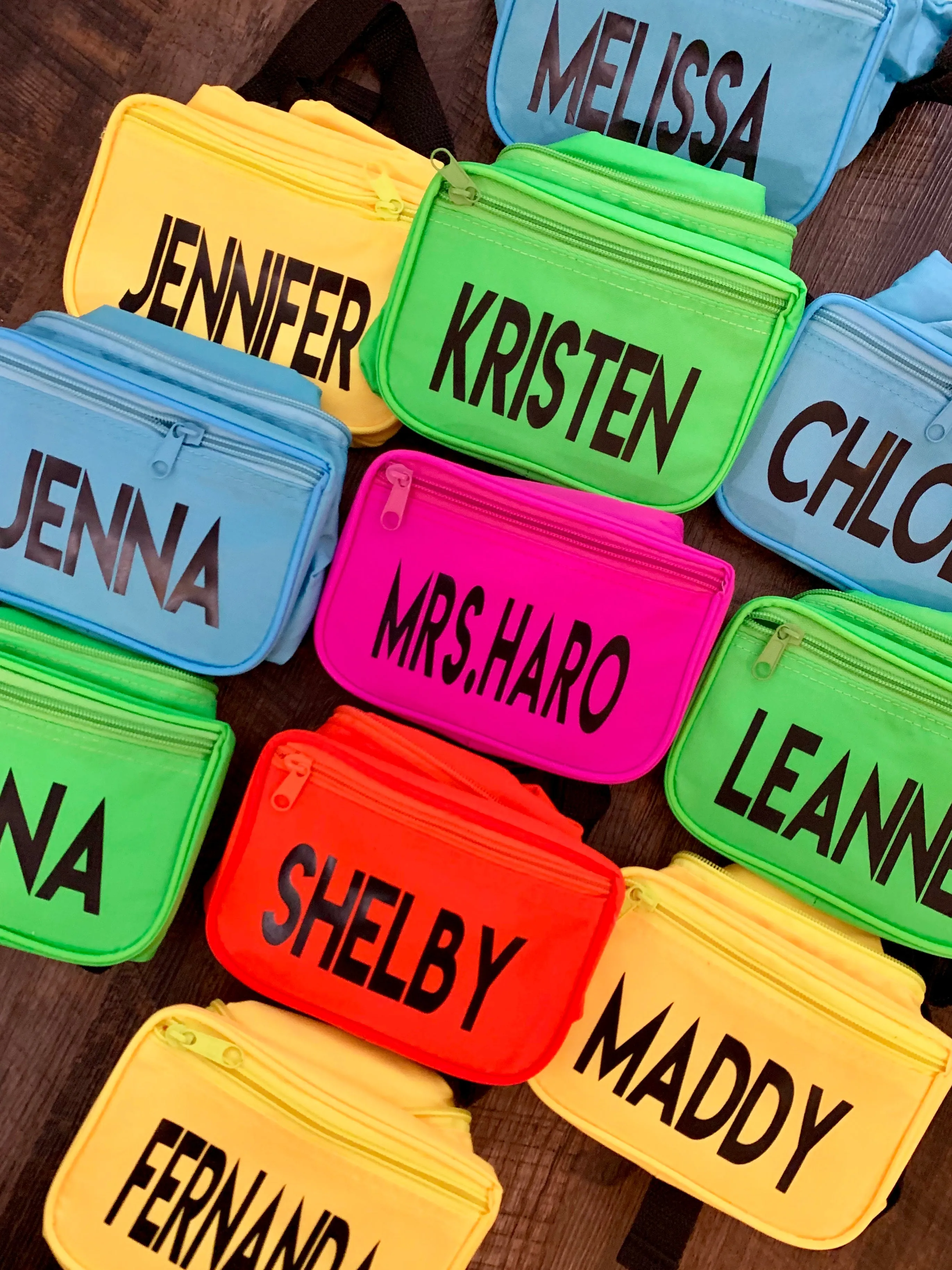 Bride Squad Fanny Packs, Wedding Party Bridesmaids Bride Maid of Honor Fanny Pack Tote Bag