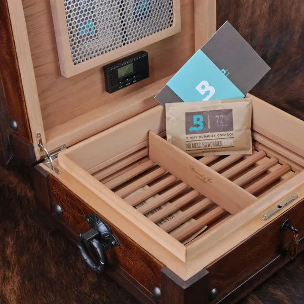 Brizard and CO. The "Chesterfield" Humidor - 60/70 Count