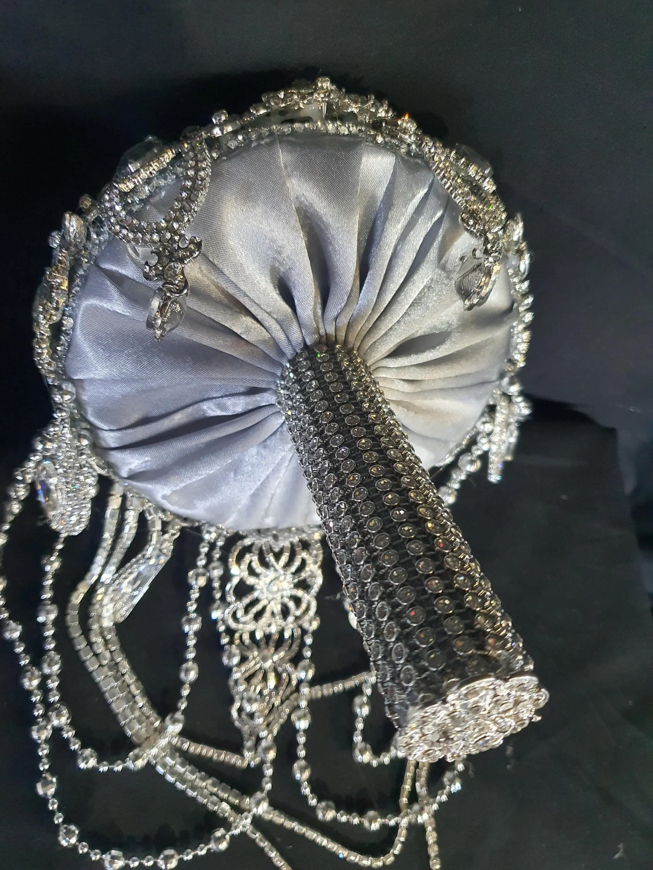 Brooch bouquet, Jewel crystal wedding bouquet. Crystal Bridal Brooch Bouquet, cascade Jewel bouquet