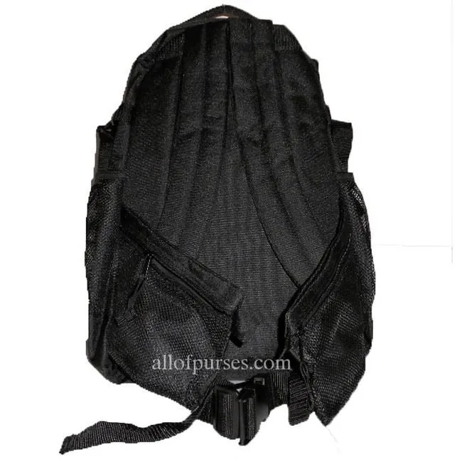 Bungee Black Daypack School Fanny Pack Backpack Sport hiking bag