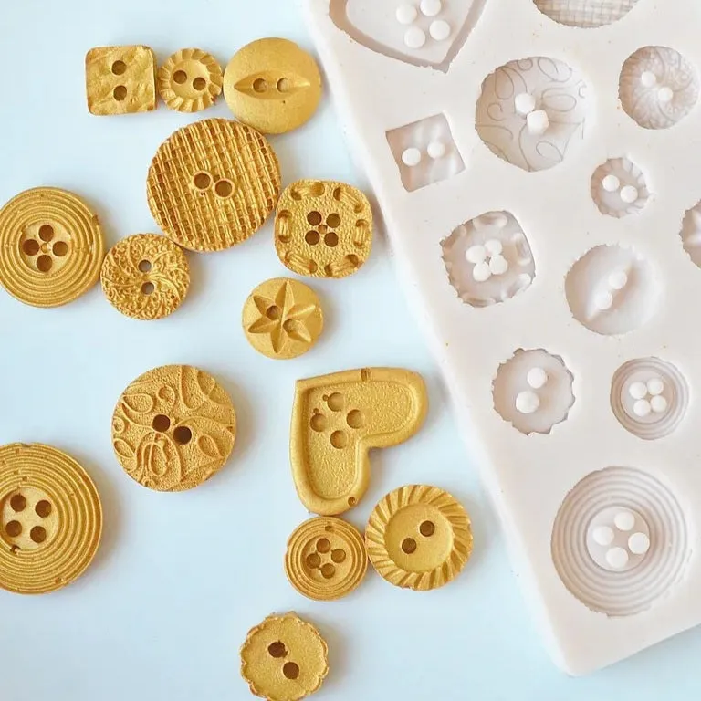Buttons - Silicone Mold