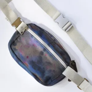 Canvas Fanny Packs - Dark Water Tie Dye