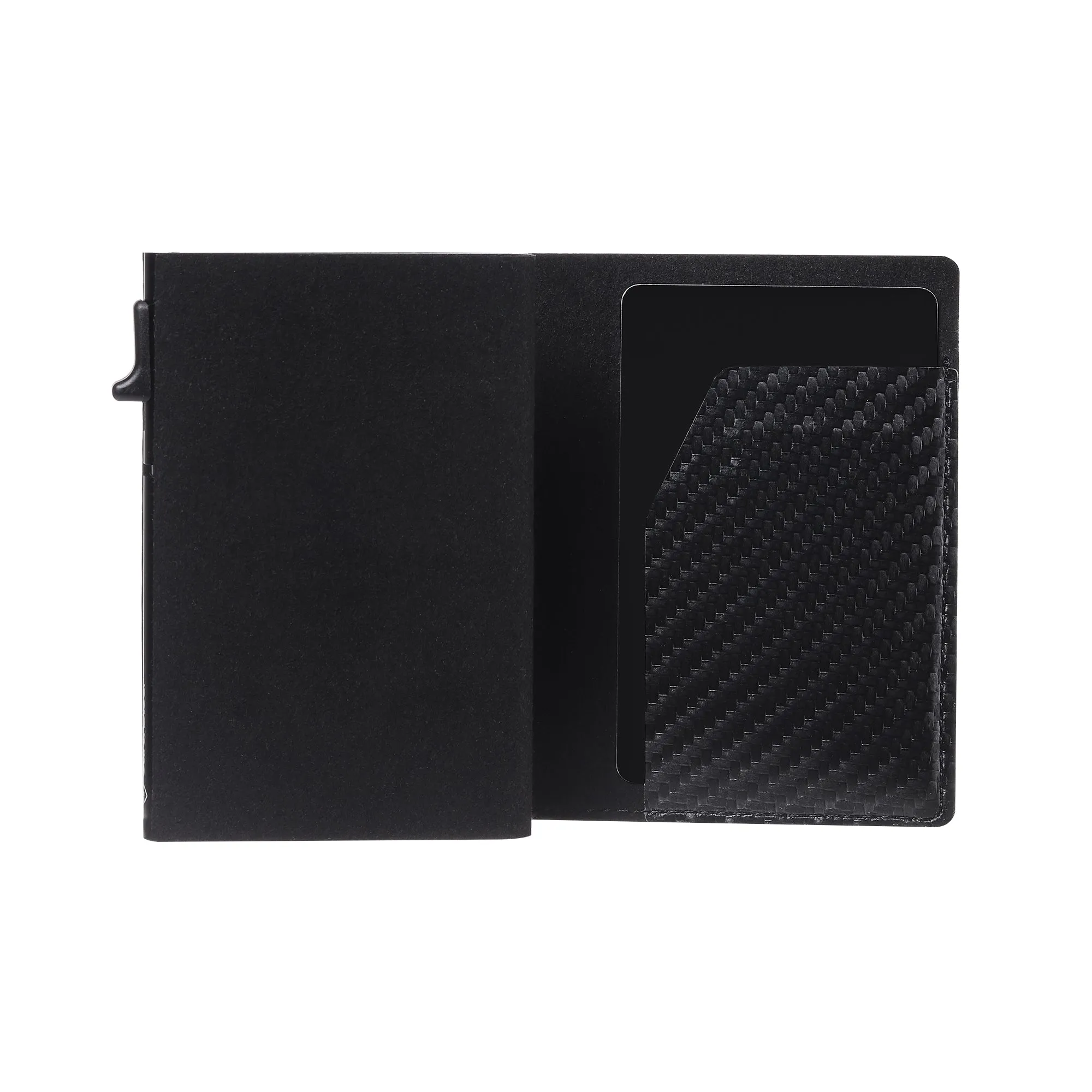 Card Blocr Slim RFID Blocking Credit Card Wallet Black PU Carbon