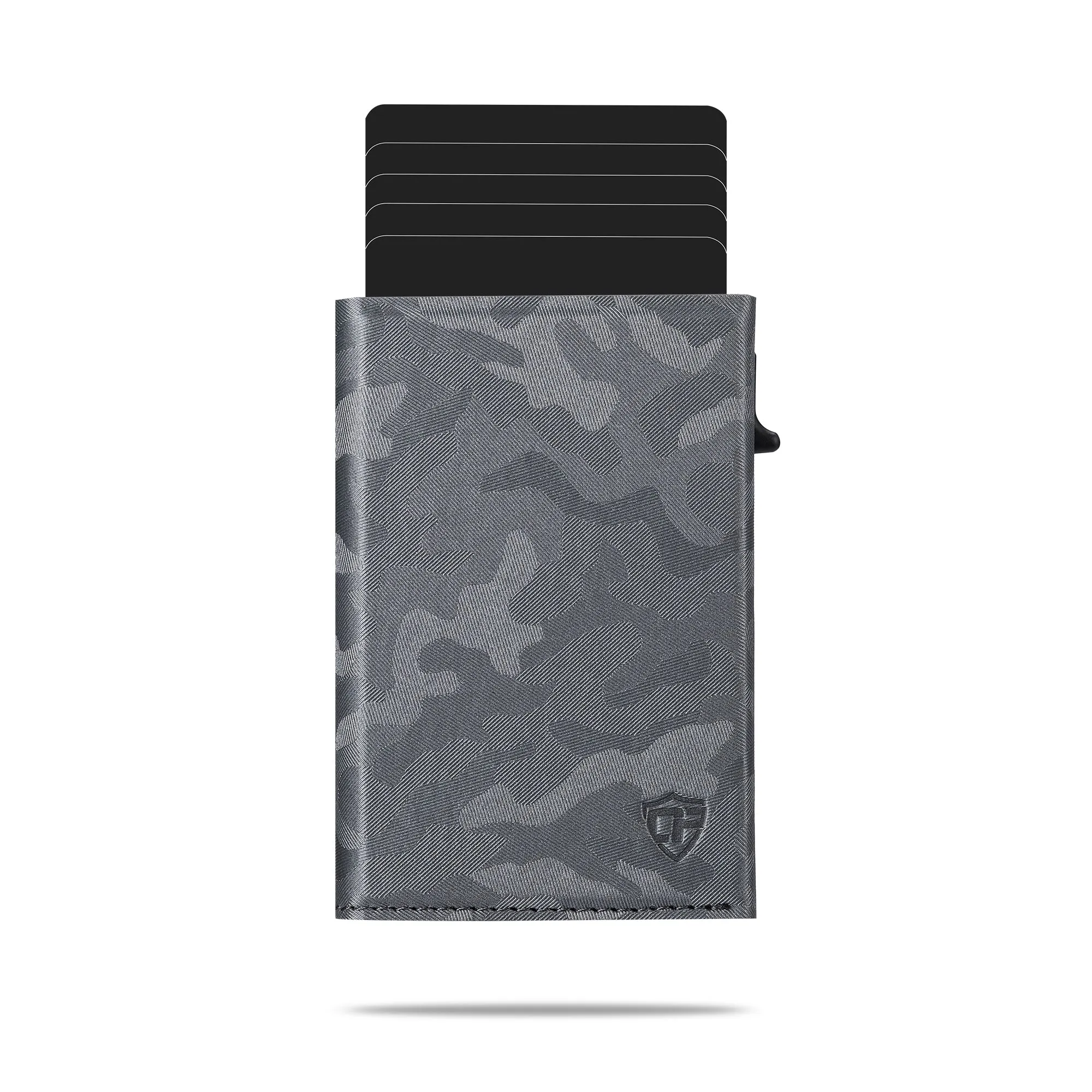 Card Blocr Slim RFID Blocking Credit Card Wallet Gray Camo