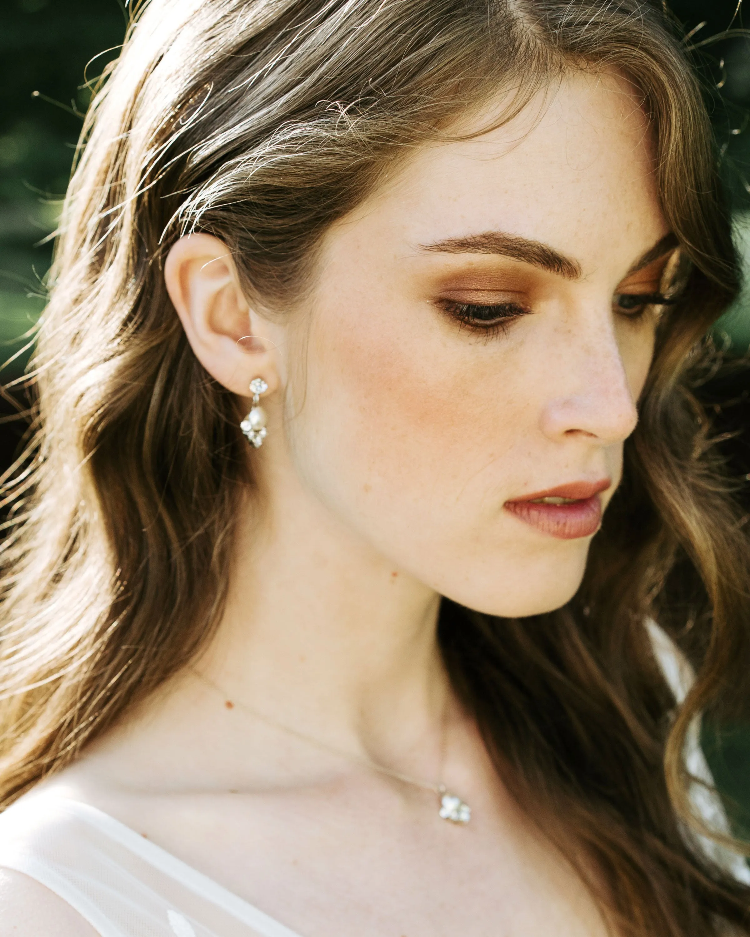 Celestial Pearl Drop Earrings