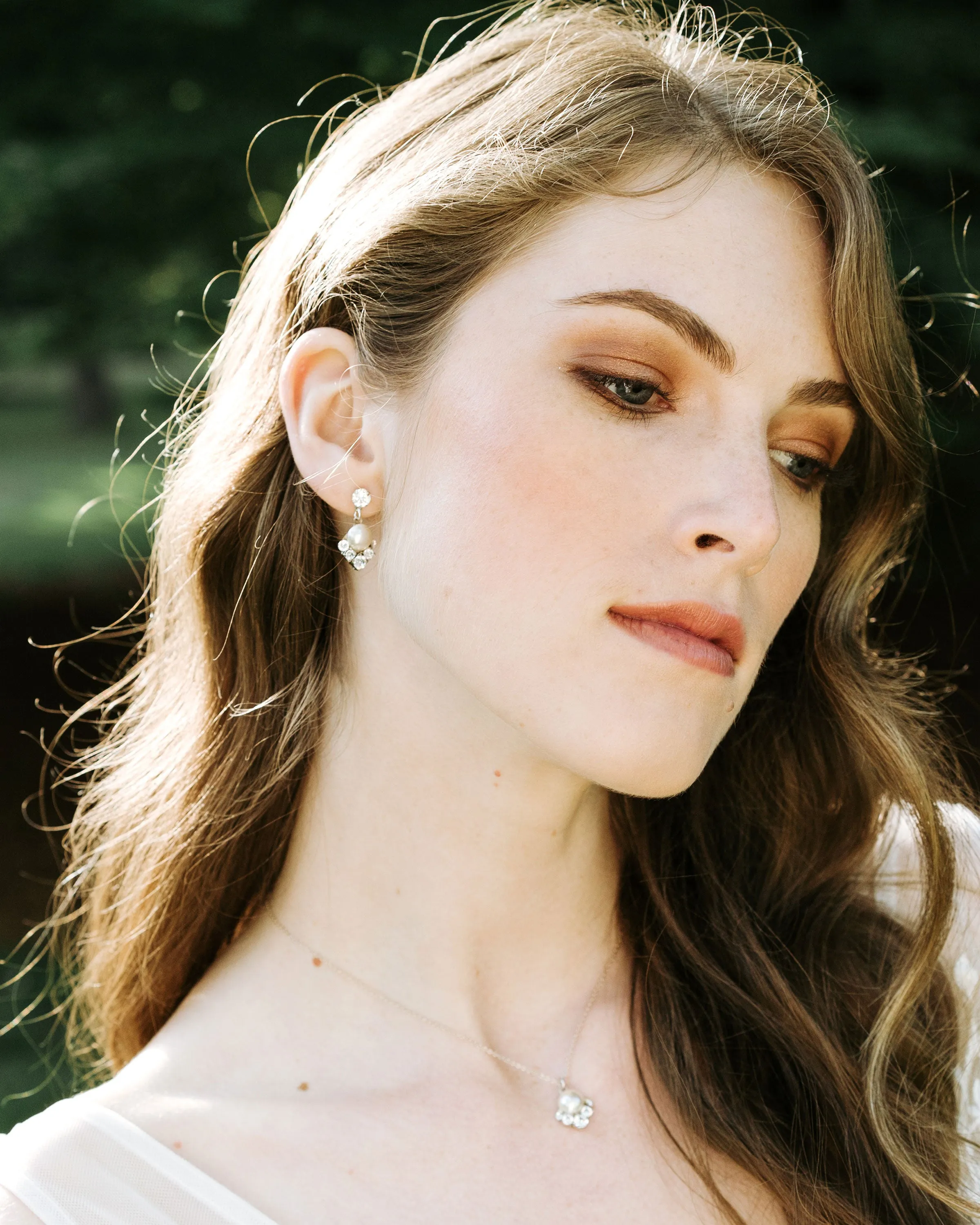 Celestial Pearl Drop Earrings