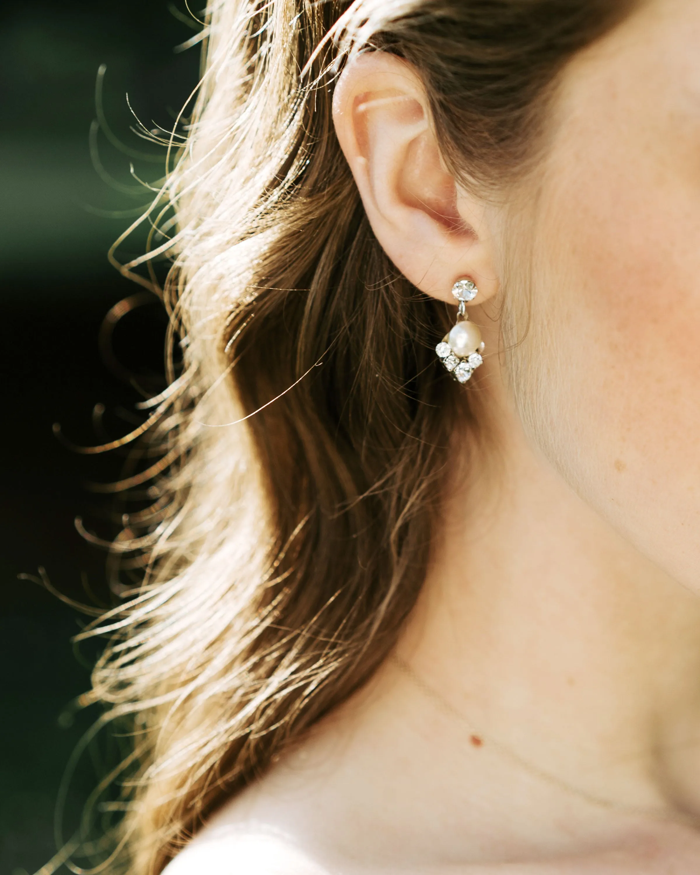 Celestial Pearl Drop Earrings