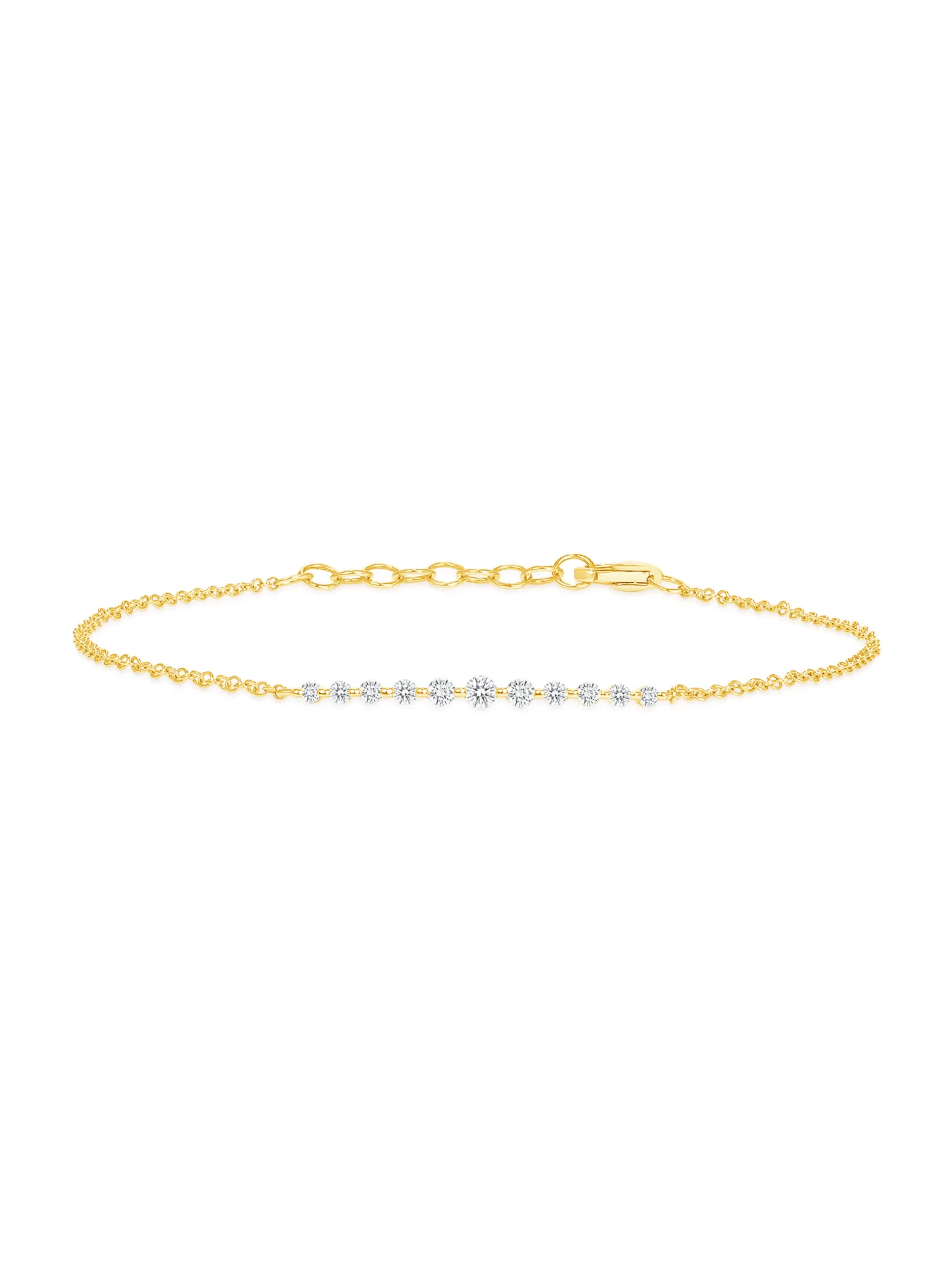 Chasing Diamonds Bracelet 14K