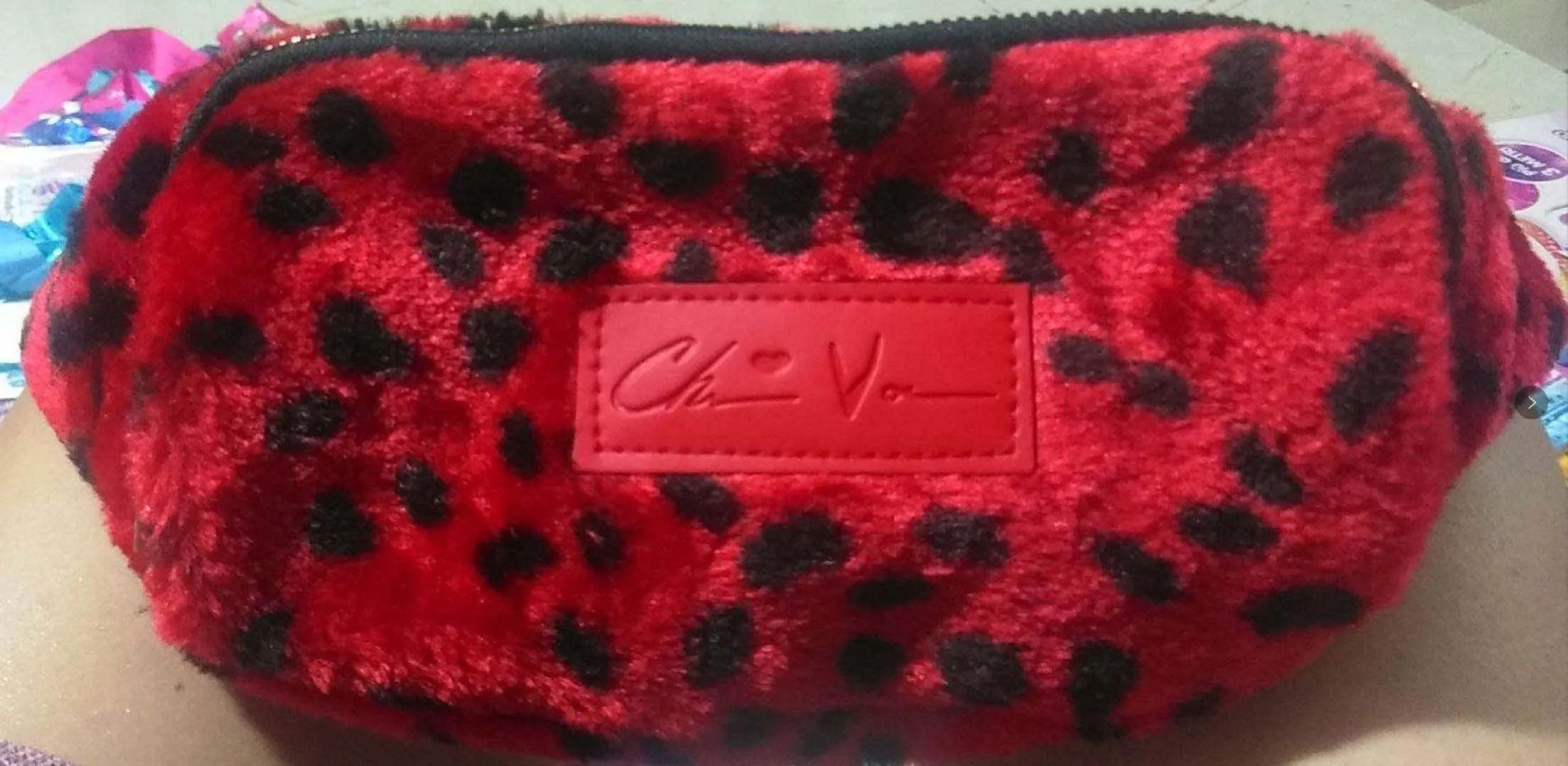 ChrissVonne Fierce Red Leopard Fanny Pack