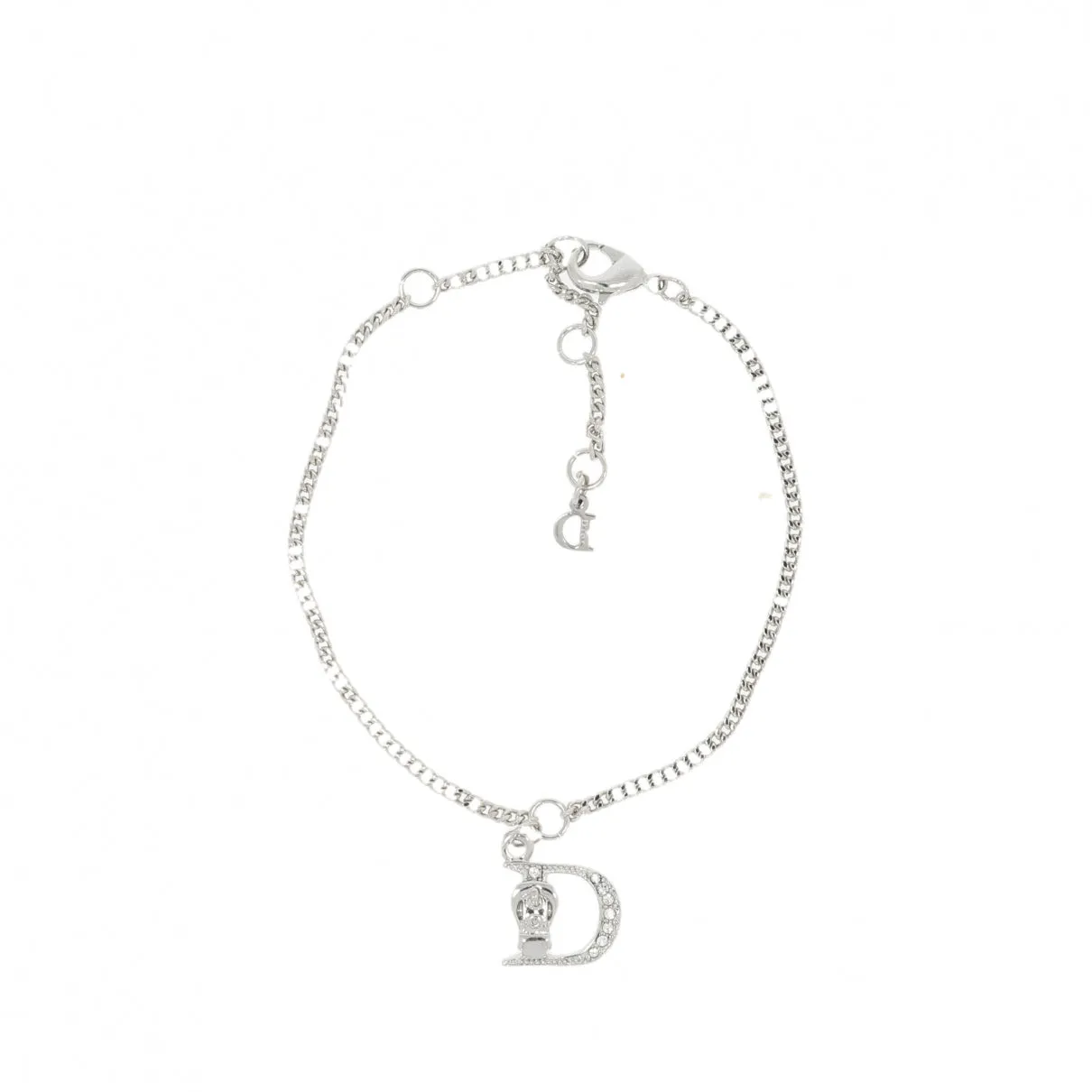 Christian Dior silver metal bracelets