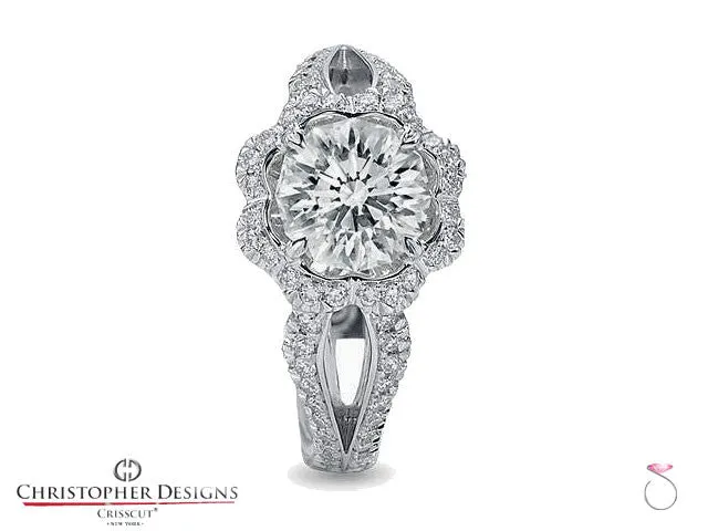 Christopher Designs Diamond Engagement Ring G78-RD150