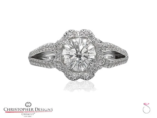 Christopher Designs Diamond Engagement Ring G78-RD150