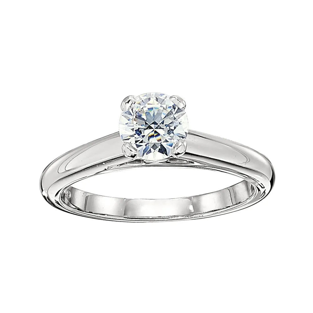 Classic Cathedral Solitaire Engagement Ring