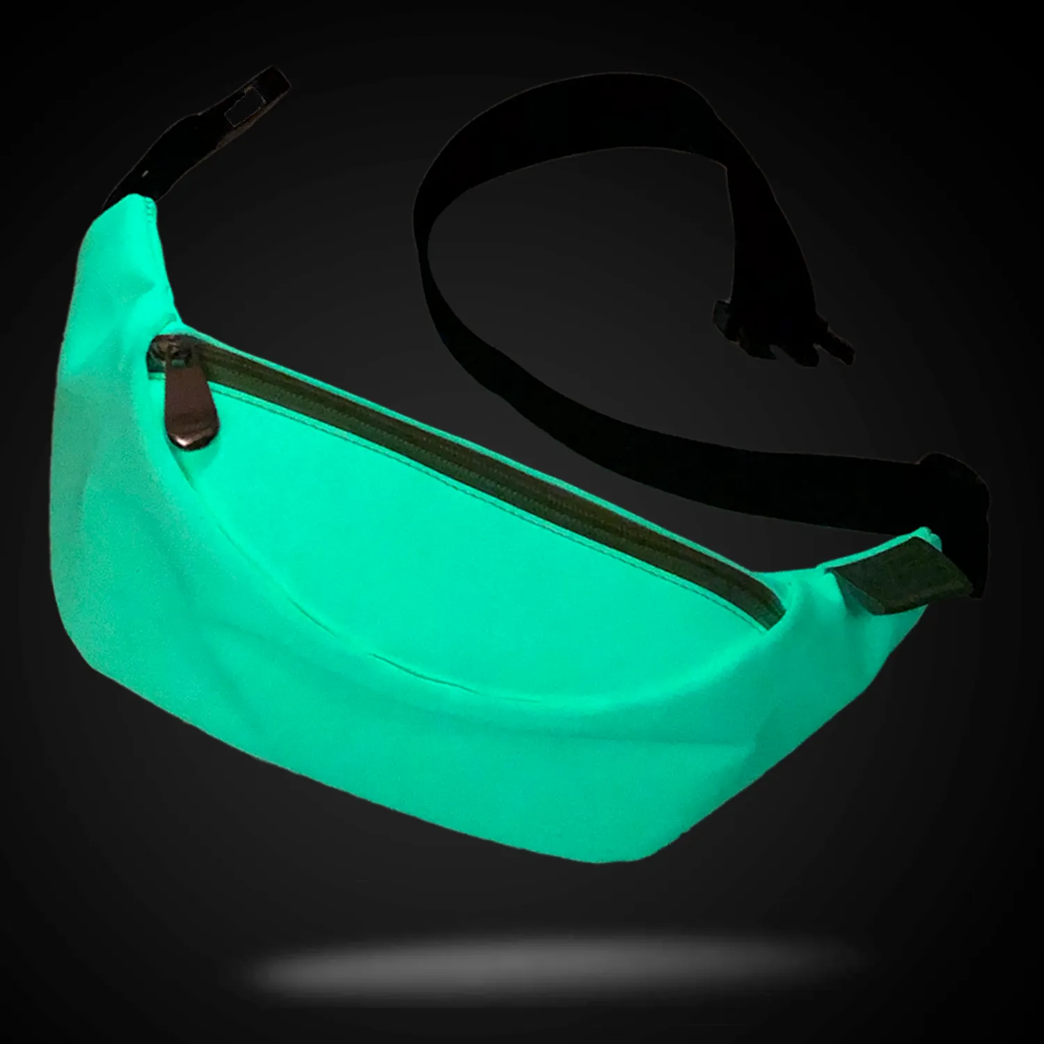 Classic Glow In The Dark Fanny Pack In Luminous Lime