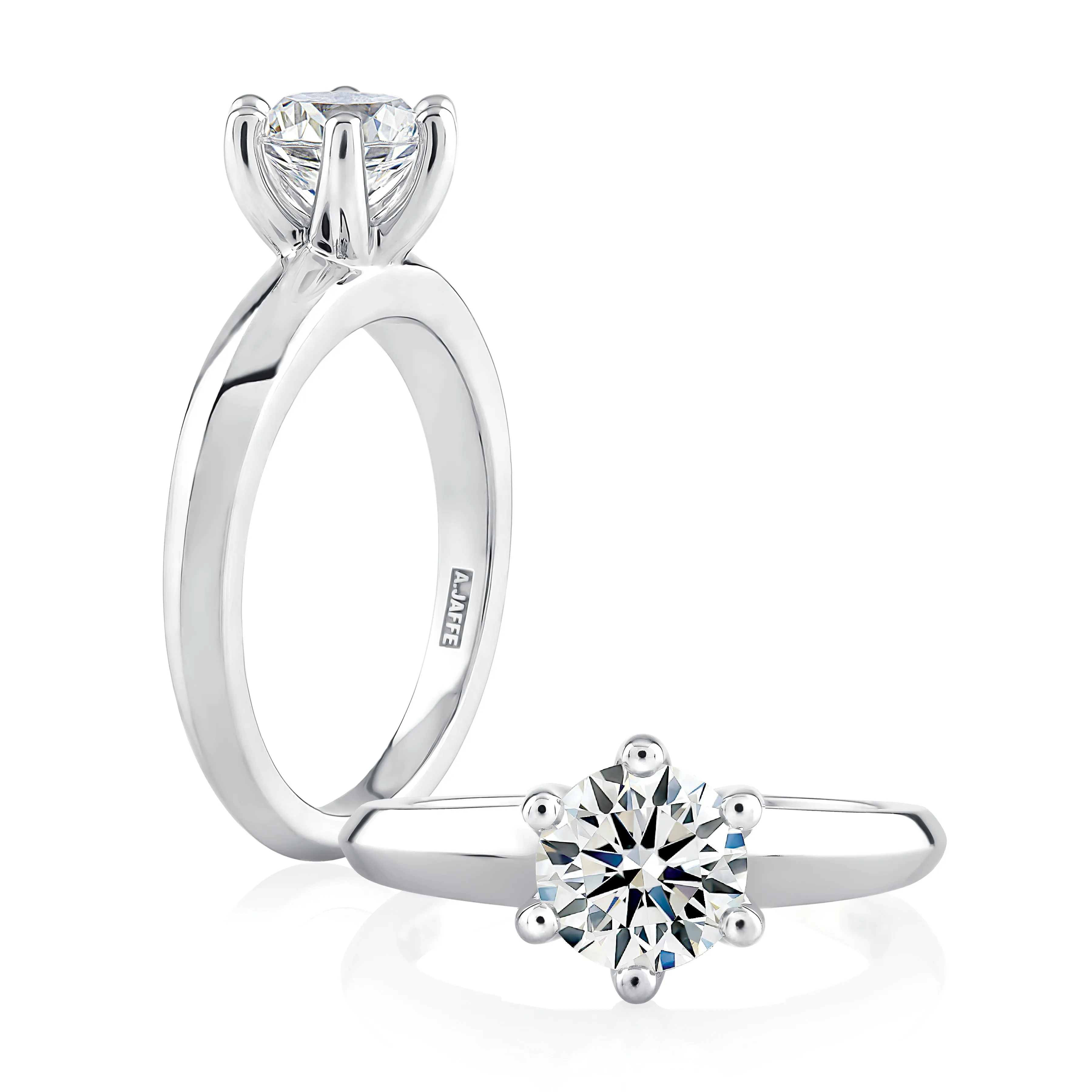 Classic Six Prong Solitaire Engagement Ring