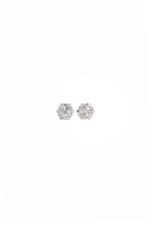 Clip On AB Cluster Earrings