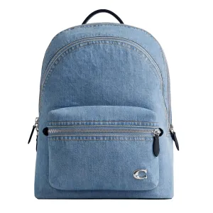 Coach Charter Backpack, Indigo Denim