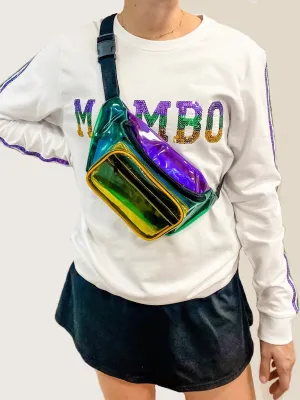 Color Block Transparent Fanny Pack
