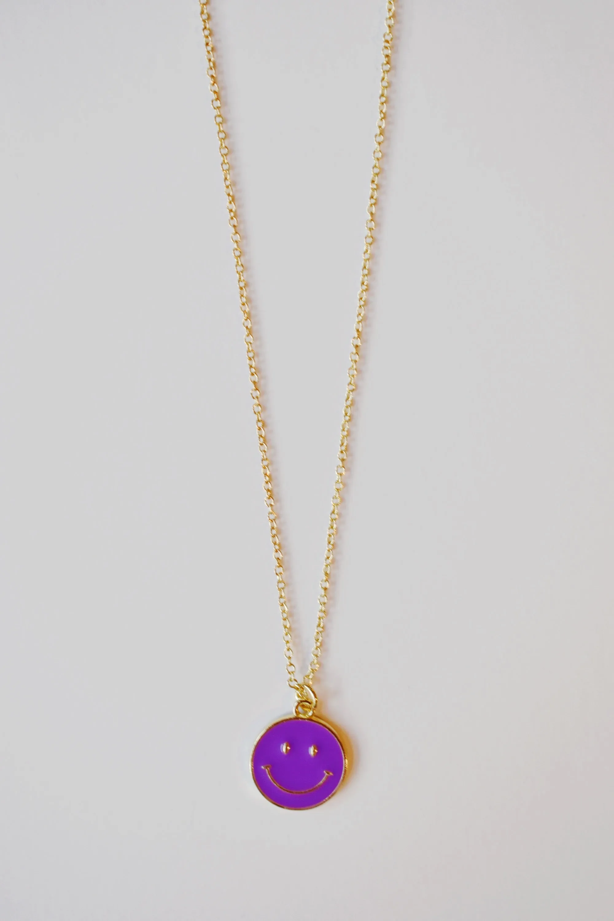 Colorful Smiley Face Necklaces