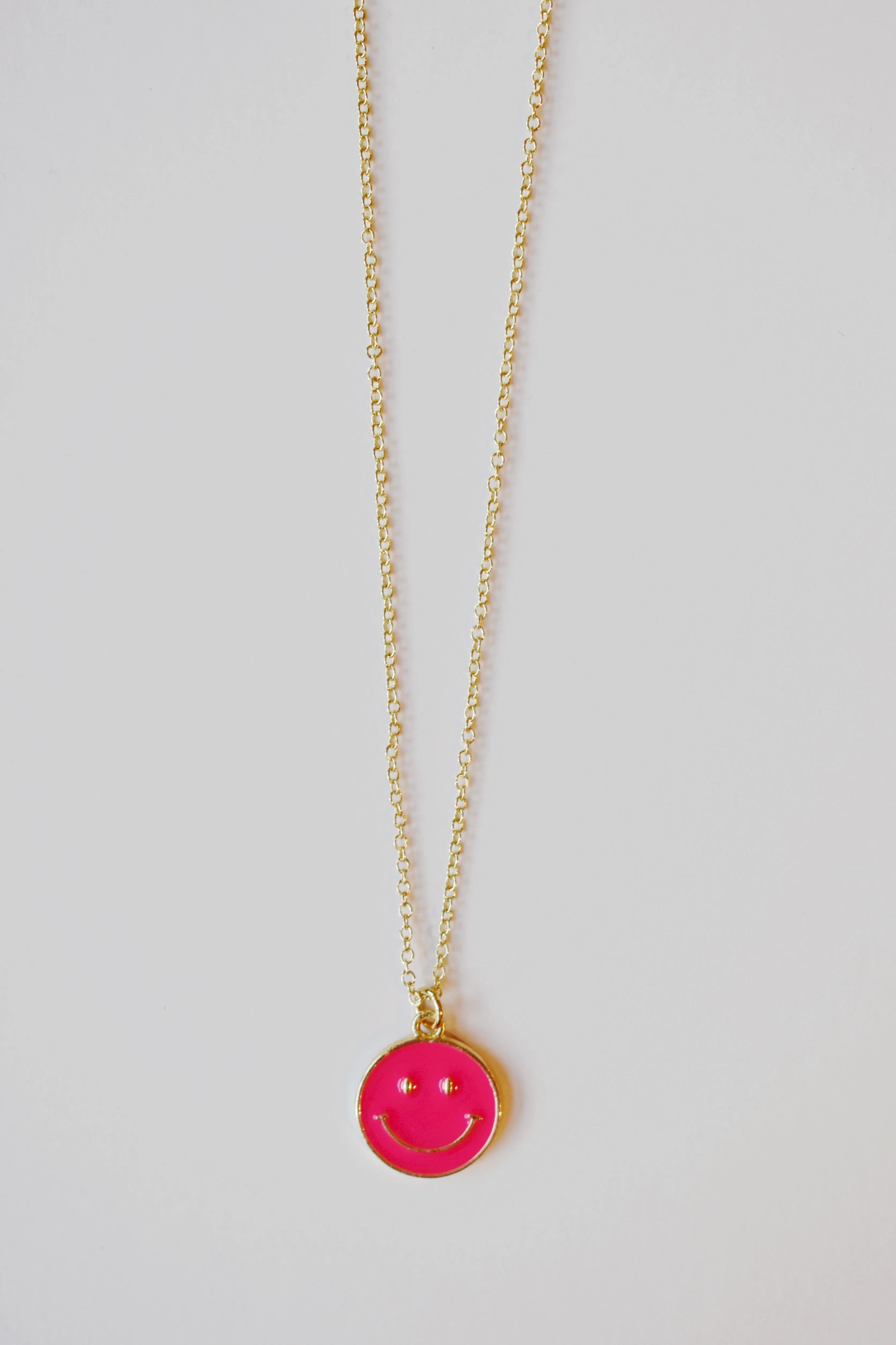 Colorful Smiley Face Necklaces