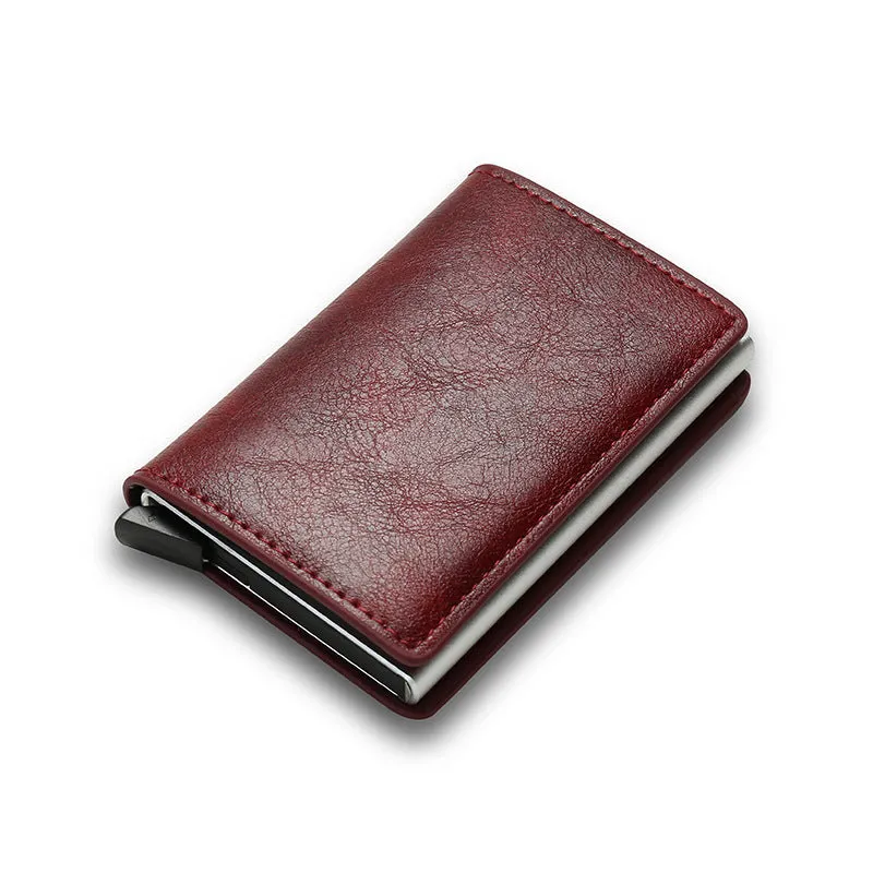 Credit Card Holder, Smart Minimalist Wallet, Men Women's Slim Cardholder, Bank Secure Creditcard Pocket Case