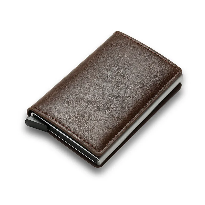 Credit Card Holder, Smart Minimalist Wallet, Men Women's Slim Cardholder, Bank Secure Creditcard Pocket Case