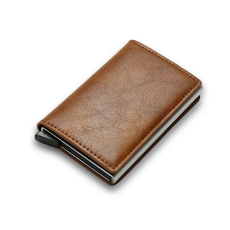 Credit Card Holder, Smart Minimalist Wallet, Men Women's Slim Cardholder, Bank Secure Creditcard Pocket Case