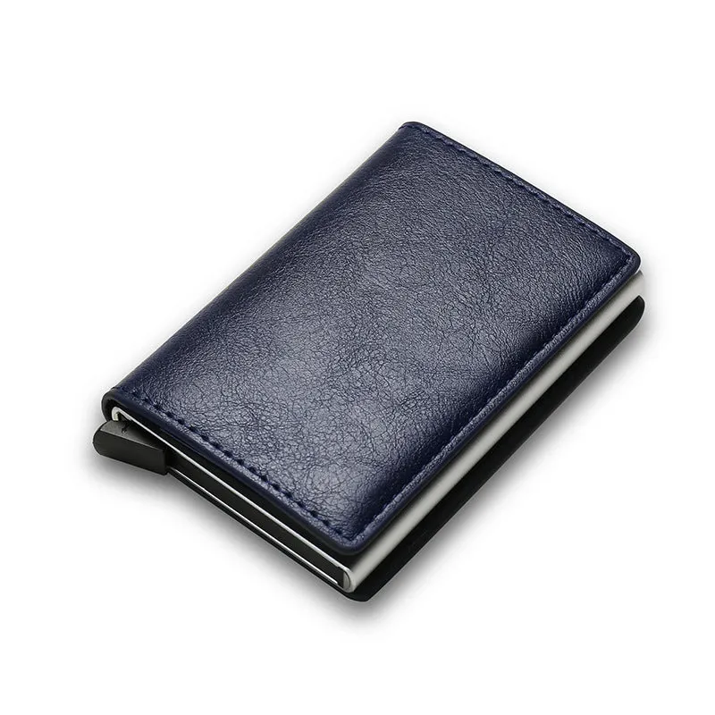 Credit Card Holder, Smart Minimalist Wallet, Men Women's Slim Cardholder, Bank Secure Creditcard Pocket Case
