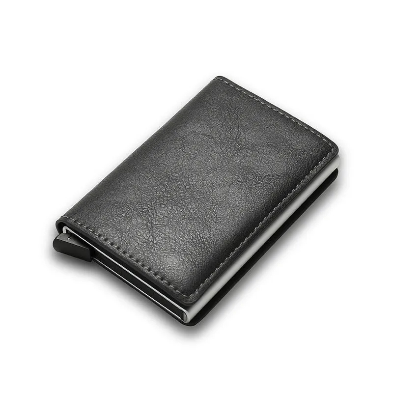 Credit Card Holder, Smart Minimalist Wallet, Men Women's Slim Cardholder, Bank Secure Creditcard Pocket Case