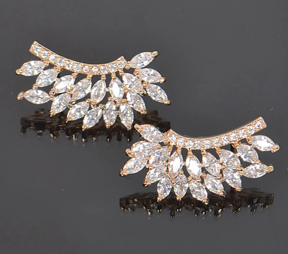 CRYSTAL CLUSTER EARRINGS